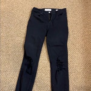 Pacsun High Rise jegging black denim